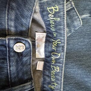Belle by Kim Gravel-Flexibelle five pocket boot cut jeans – regular size 12